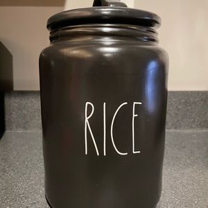 Rae Dunn Rice Jar